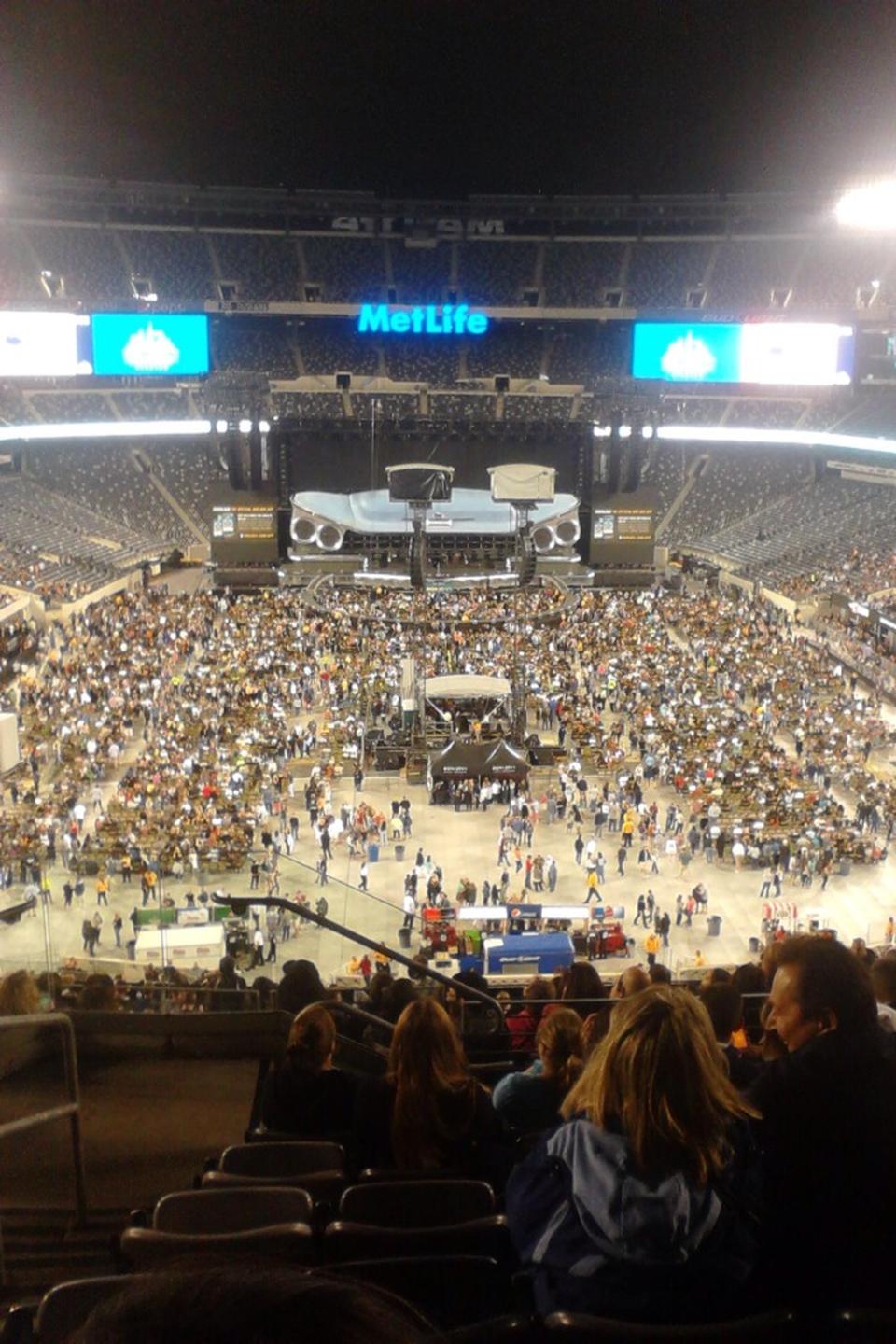 section 226 seat view  for concert - metlife stadium
