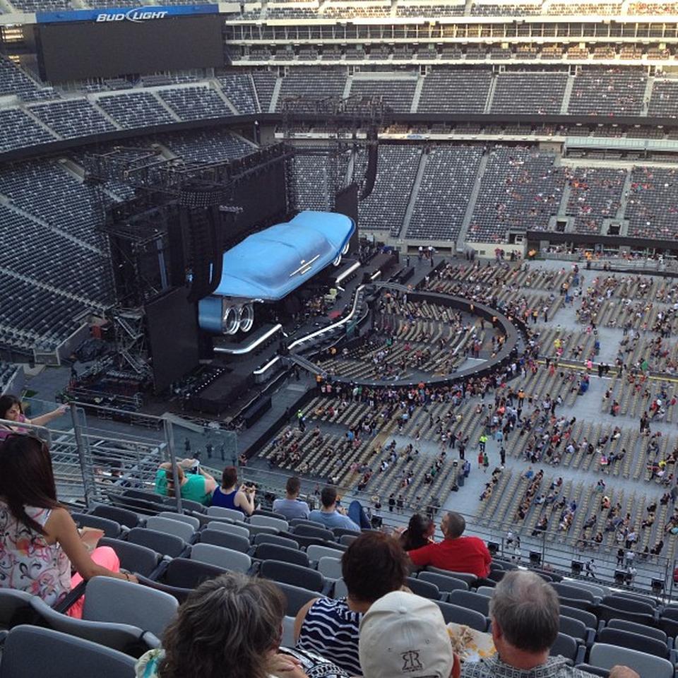 section 338 seat view  for concert - metlife stadium