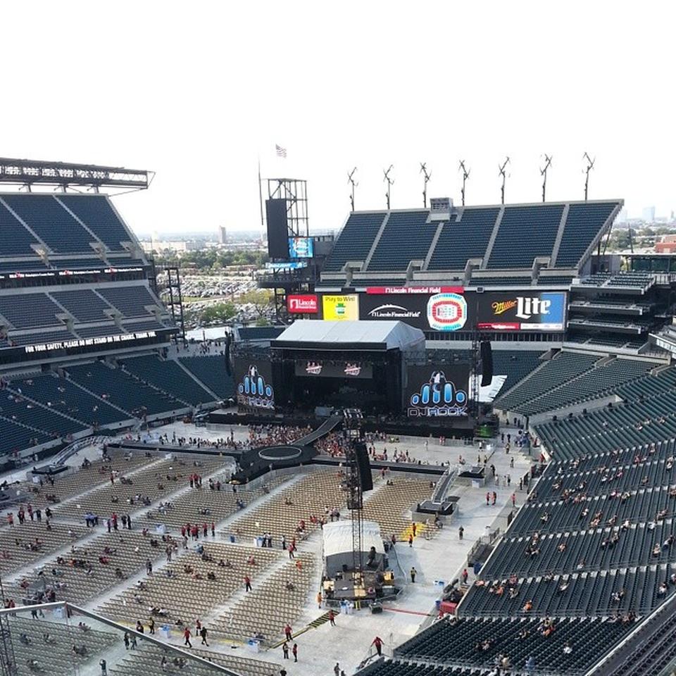Section 218 at Lincoln Financial Field for Concerts
