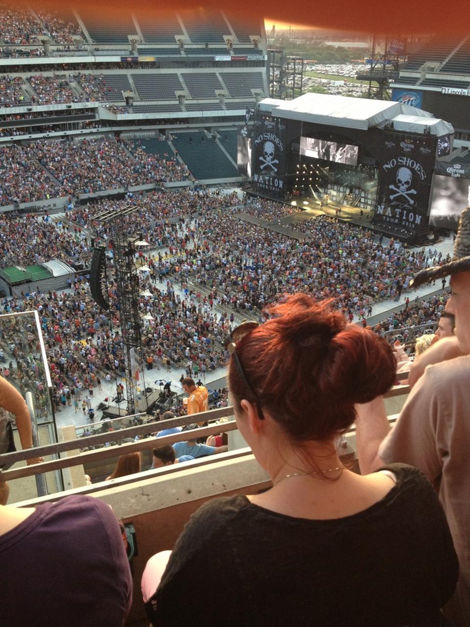 Section 221 at Lincoln Financial Field for Concerts
