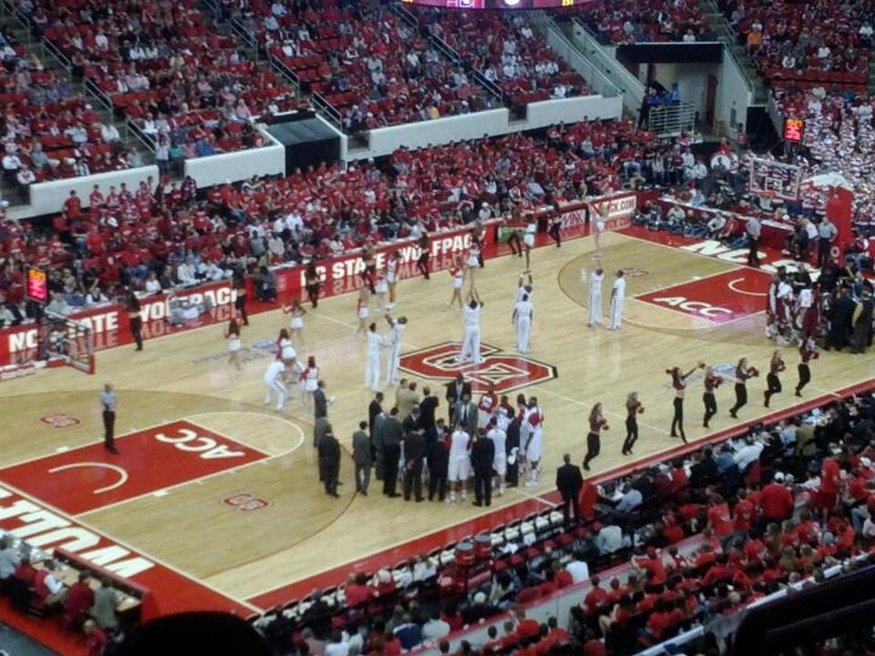 section 224 seat view  for basketball - pnc arena