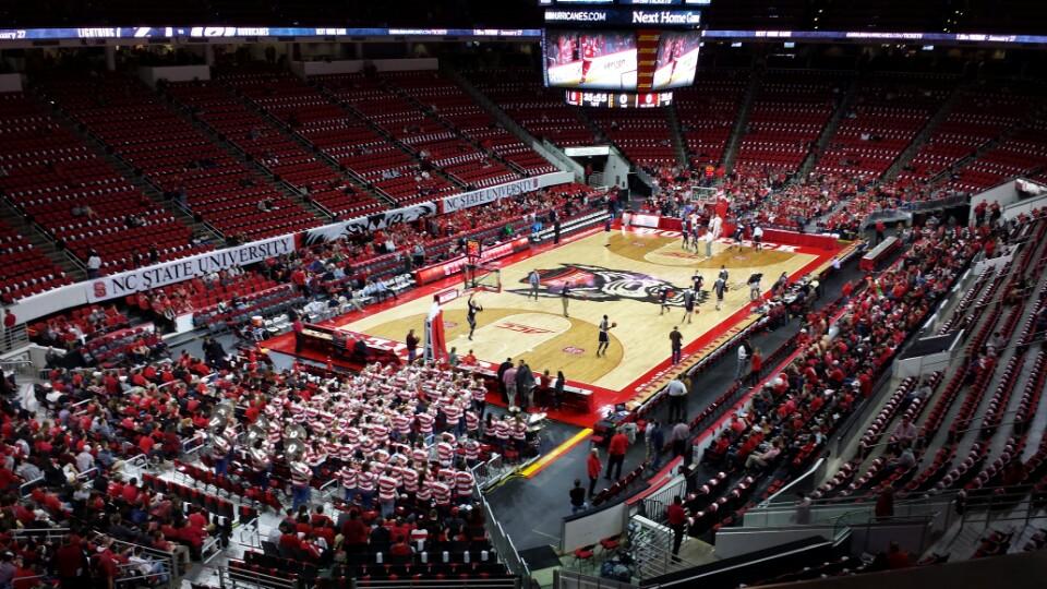 section 209 seat view  for basketball - pnc arena