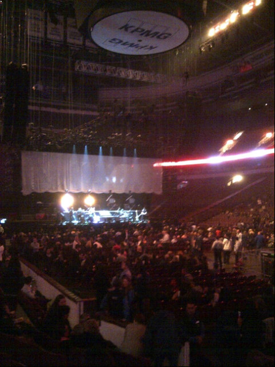 section 114, row 5 seat view  for concert - rogers arena
