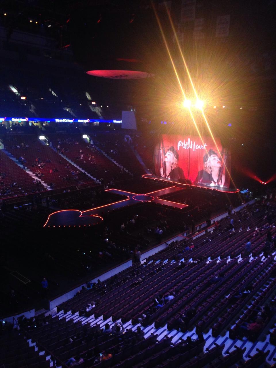 section 311, row 1 seat view  for concert - rogers arena