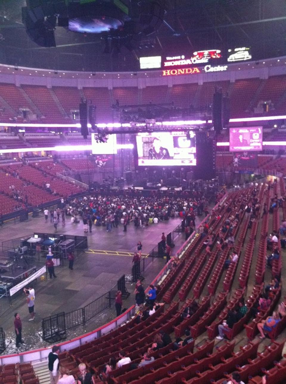 section 324 seat view  for concert - honda center