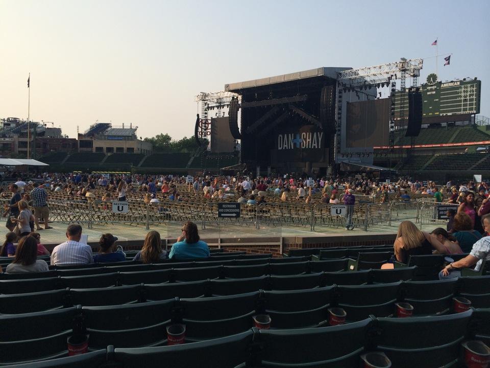 section 27, row 7 seat view  for concert - wrigley field