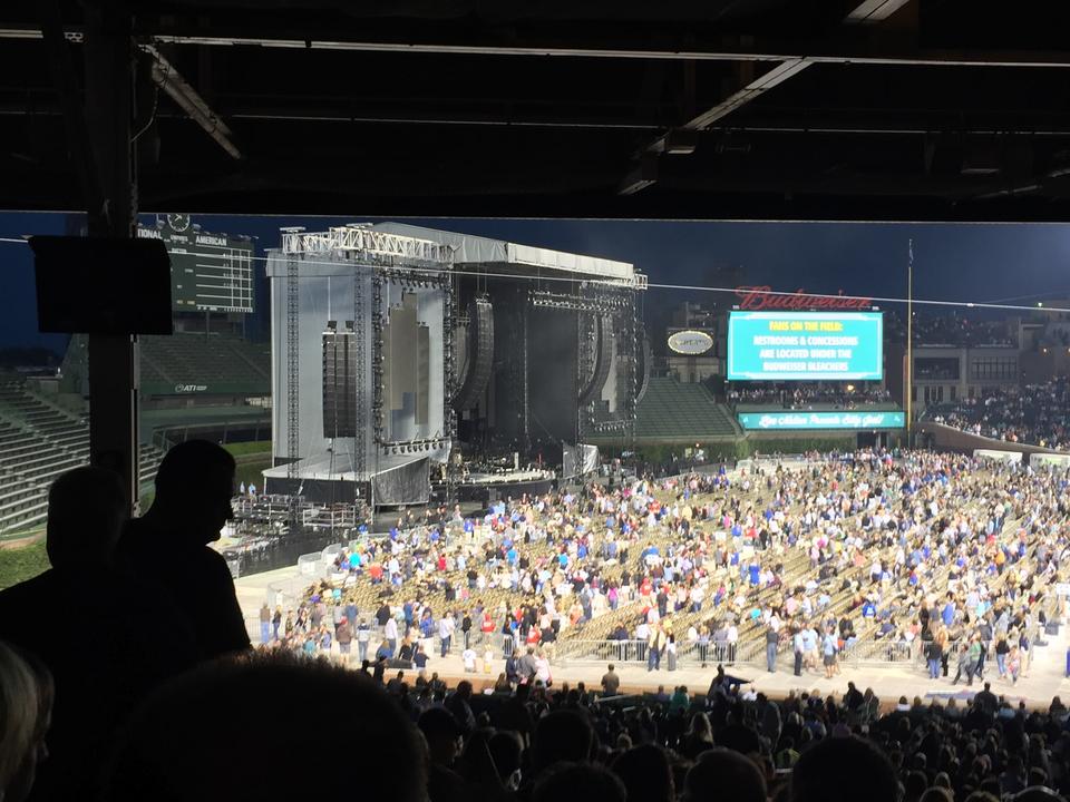 Section 206 at Wrigley Field for Concerts
