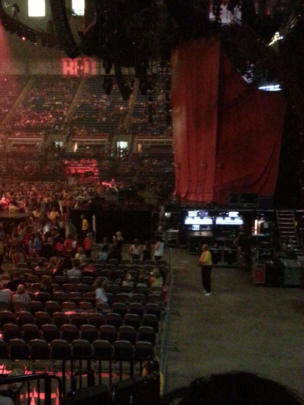 section 30, row g seat view  for concert - fargodome
