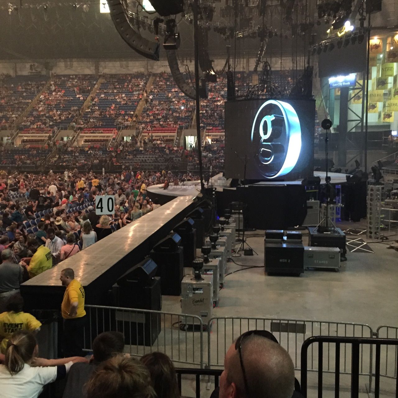 section 31, row c seat view  for concert - fargodome