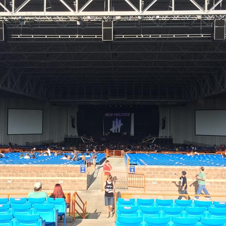 section 12, row g seat view  - pnc music pavilion