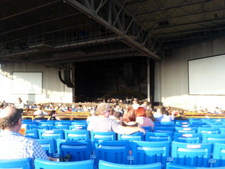 section 5, row m seat view  - pnc music pavilion