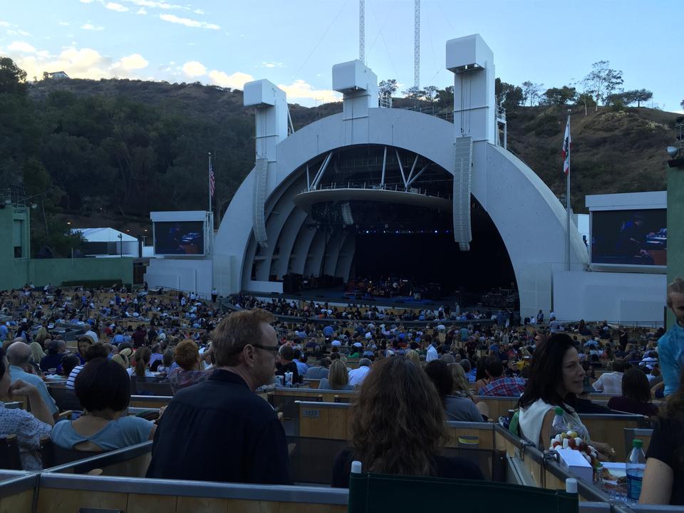 terrace  box 2 seat view  - hollywood bowl
