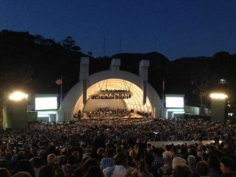section k1 seat view  - hollywood bowl