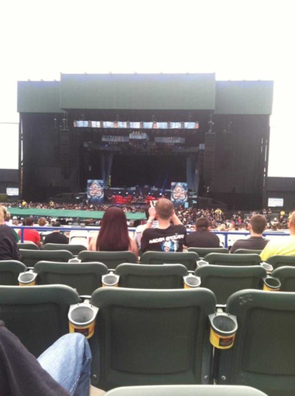 section 205 seat view  - toyota amphitheatre