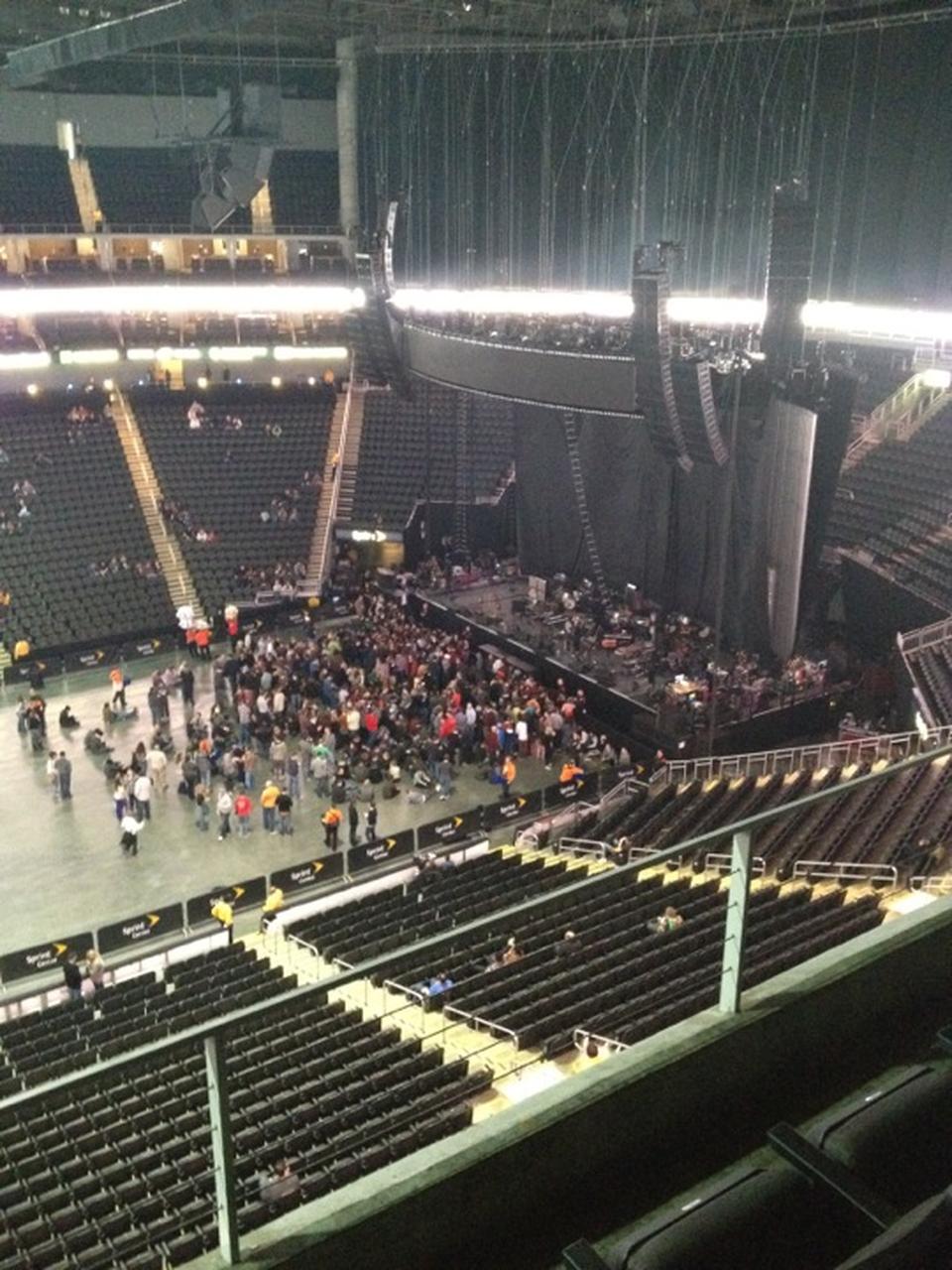 section 225, row 2 seat view  for concert - t-mobile center