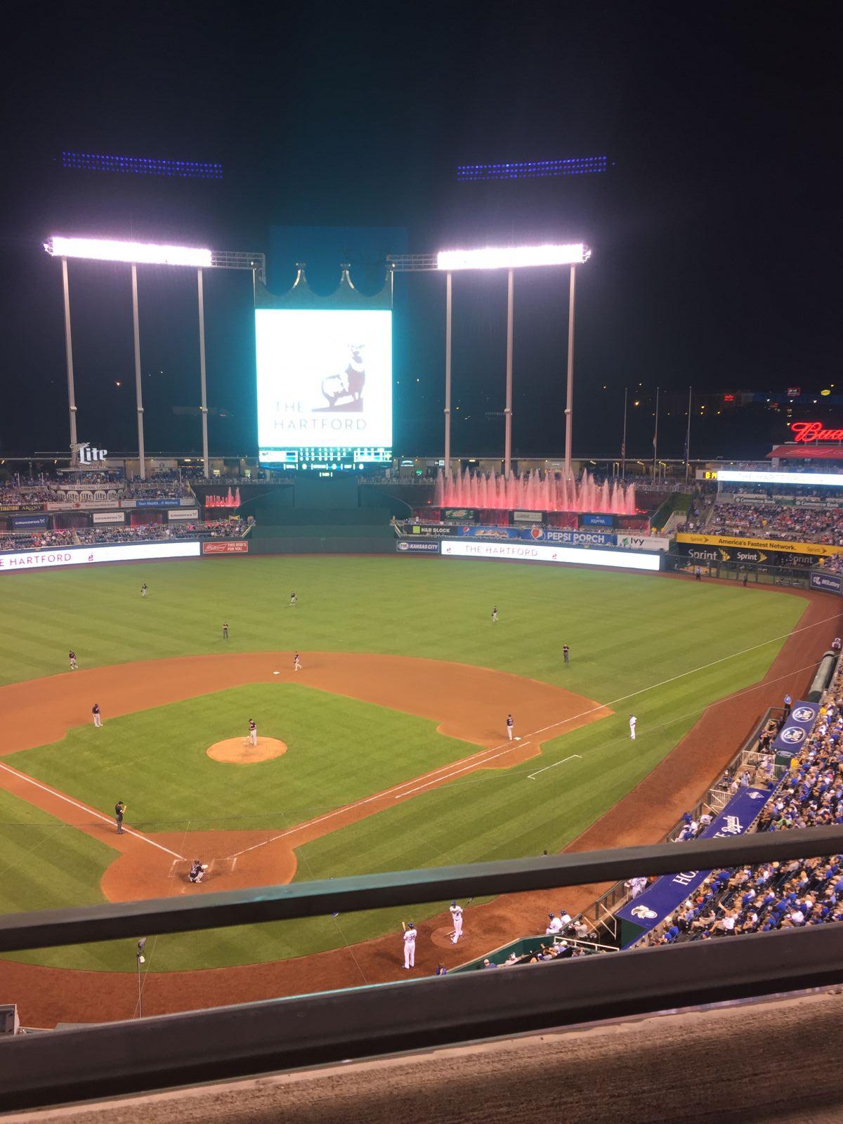 Section 421 at Kauffman Stadium 