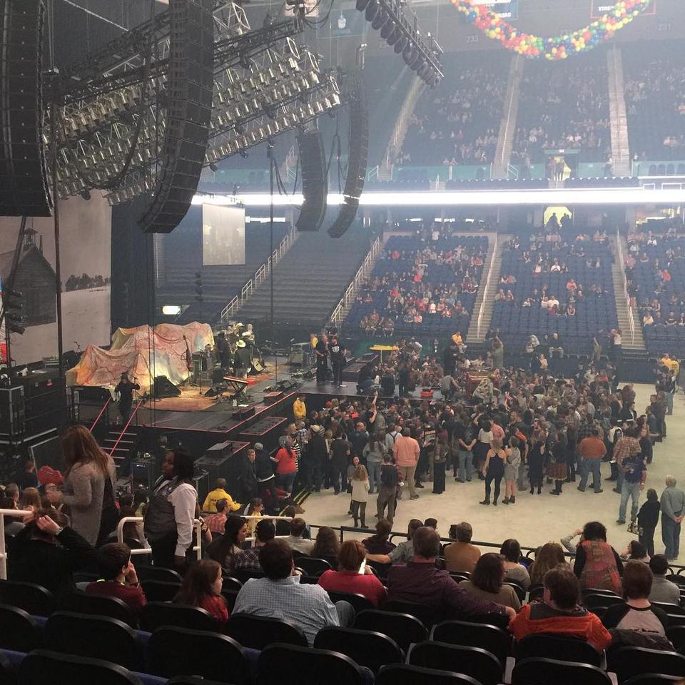 Greensboro Coliseum Section 108 Concert Seating