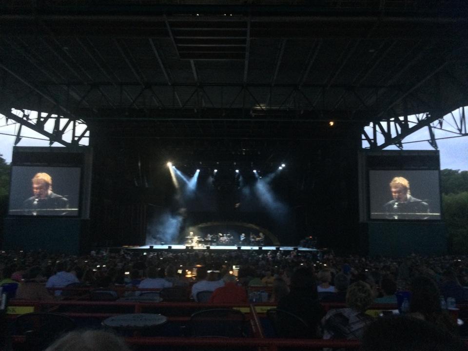 section 203 seat view  - veterans united home loans amphitheater
