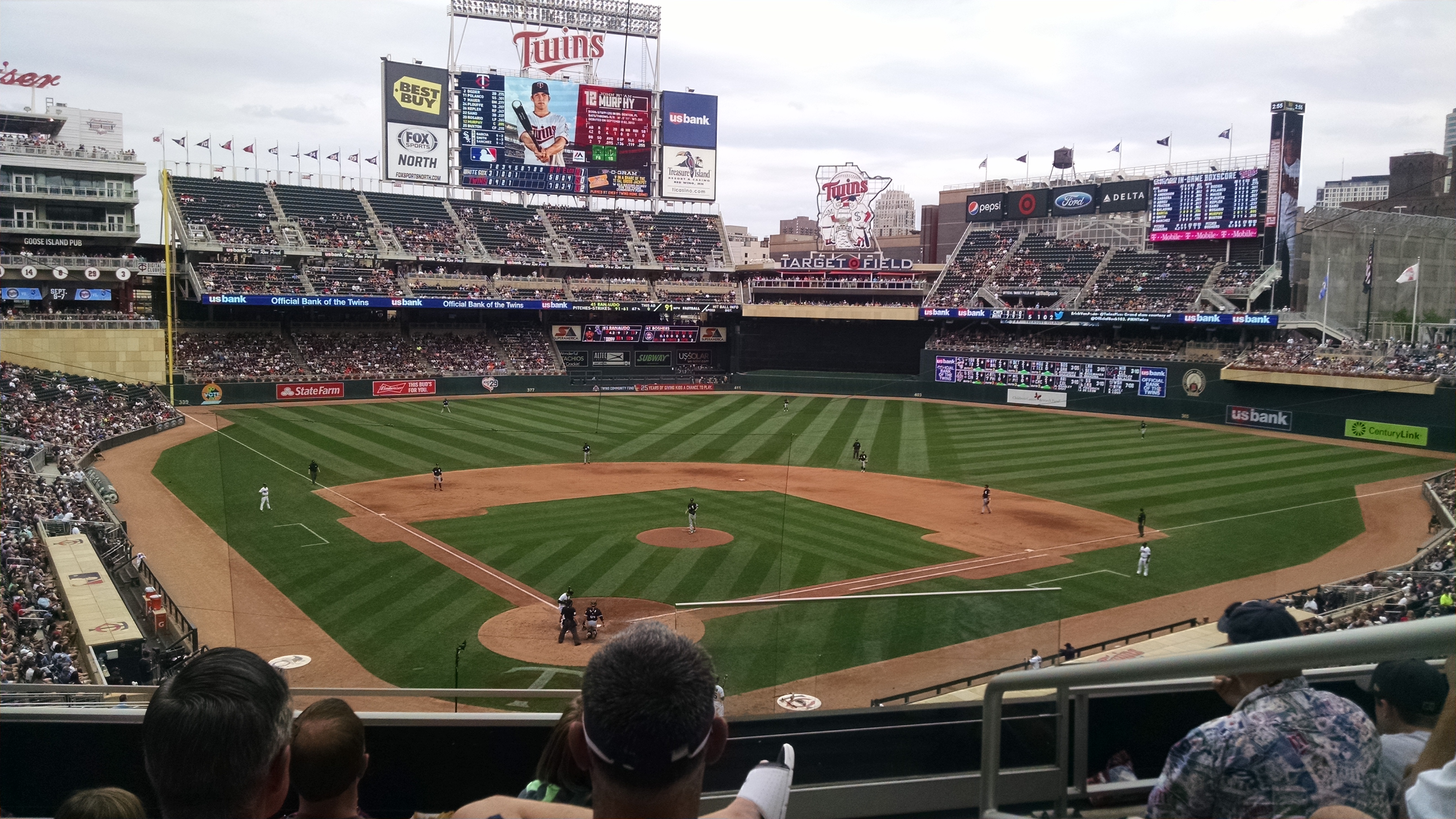section g, row 4 seat view  - target field