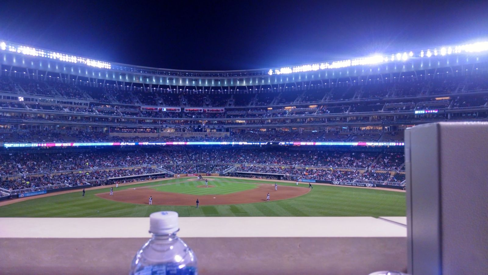 section catch, row 1 seat view  - target field