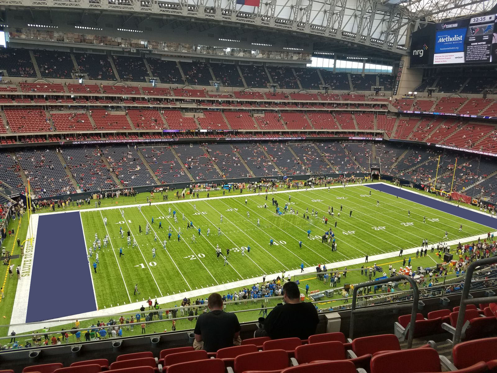 2 FRONT ROW Tickets Titans v Houston Texans 12/3 - 45 Yd Line - Section 112