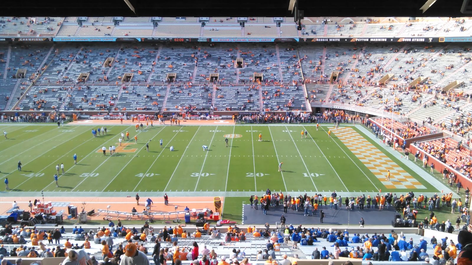 Seat Number Neyland Stadium Seating Chart With Rows