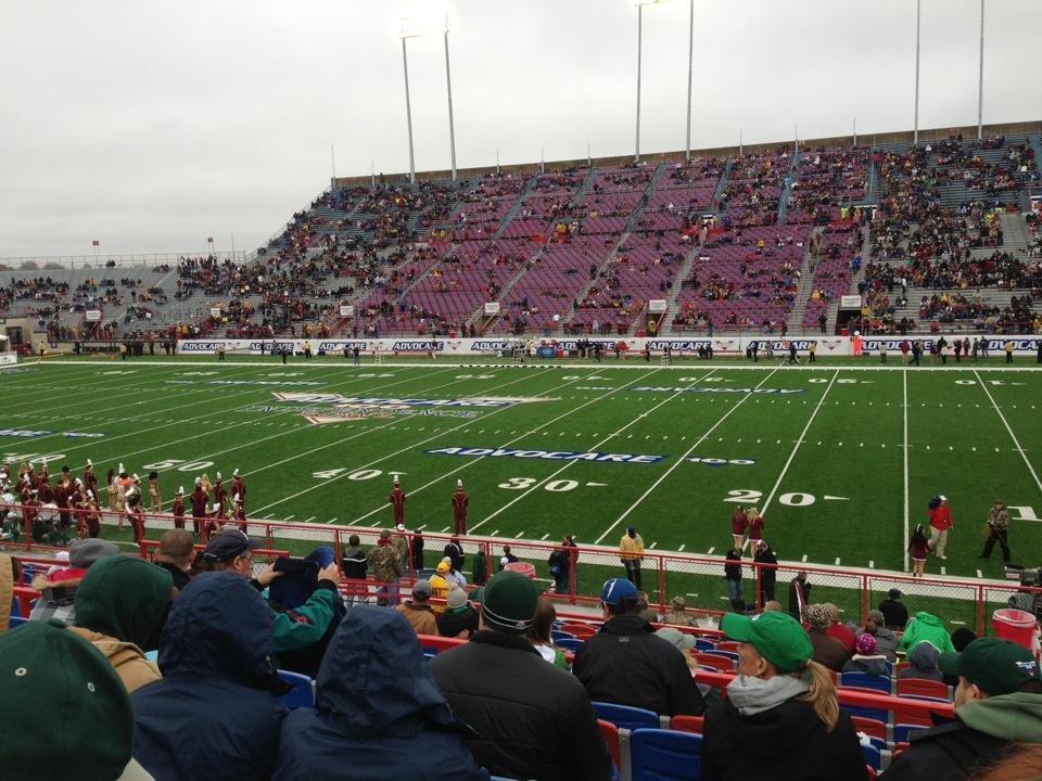 section 101, row n seat view  - independence stadium