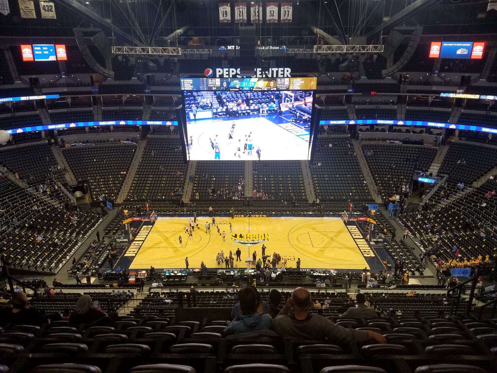 section 302, row 12 seat view  for basketball - ball arena
