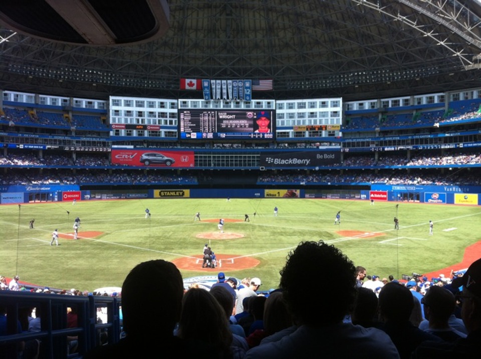 section 121, row 34 seat view  for baseball - rogers centre