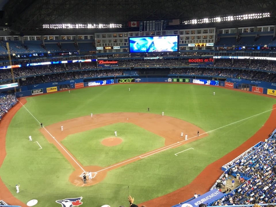 section 522 seat view  for baseball - rogers centre