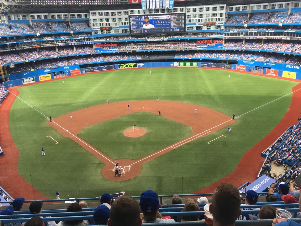 section 524 seat view  for baseball - rogers centre