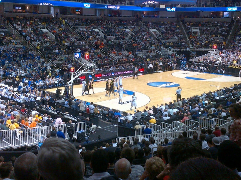section 118 seat view for basketball - sap center