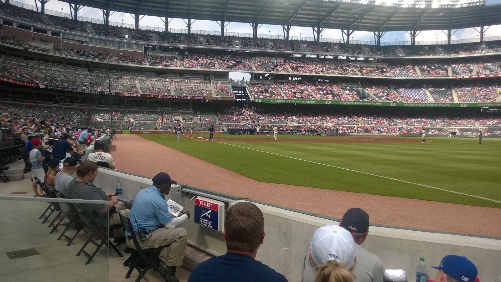 section 11, row 4 seat view  - truist park