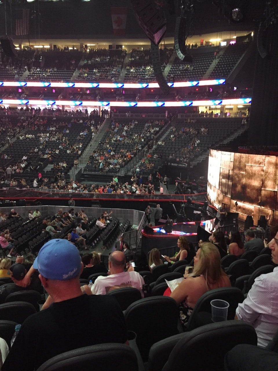 T-Mobile Arena Section 18 Concert Seating - RateYourSeats.com