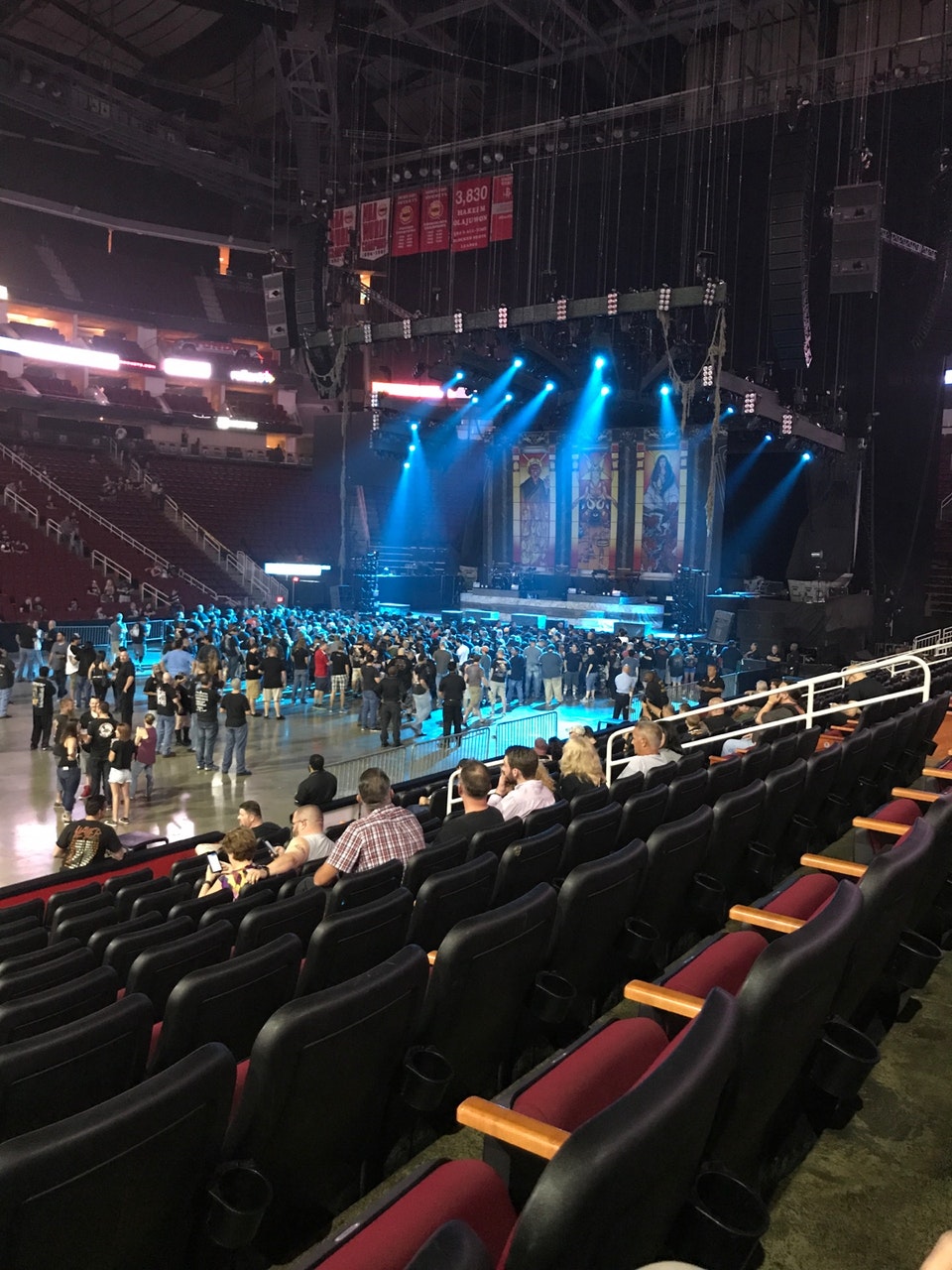 Toyota Center Section 108 Concert Seating