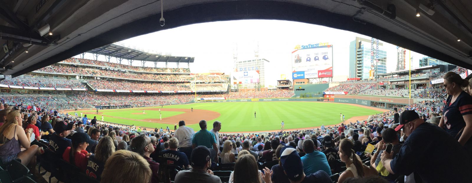 Great Covered Seats Truist Park Section 114 Review