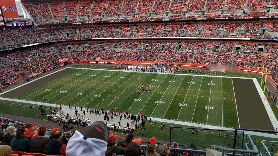 section 312 seat view  - cleveland browns stadium