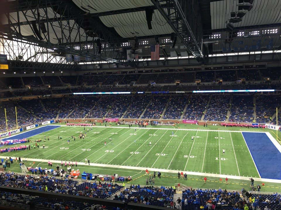 Section 212 at Ford Field 