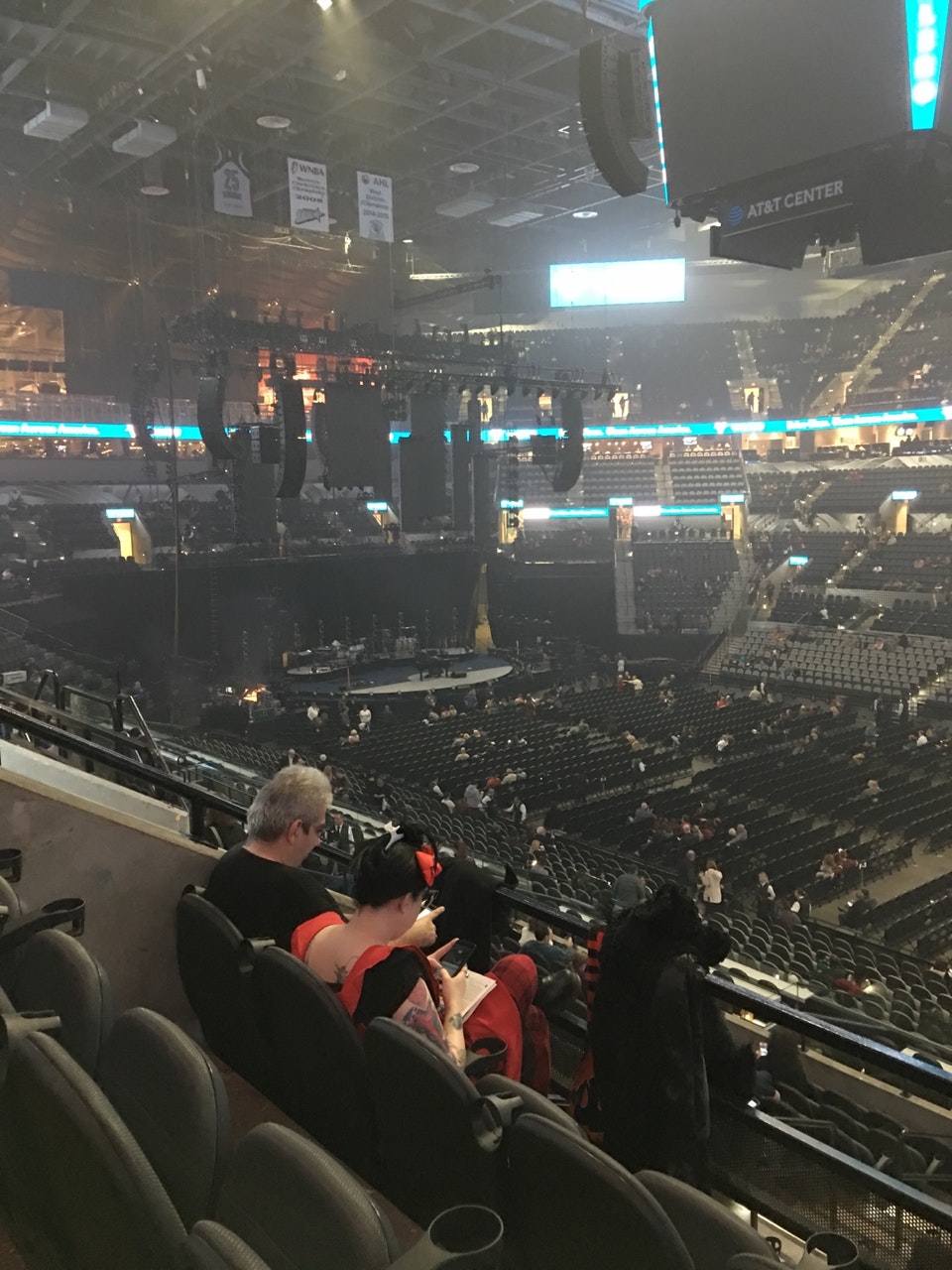 At T Center Seating Chart View