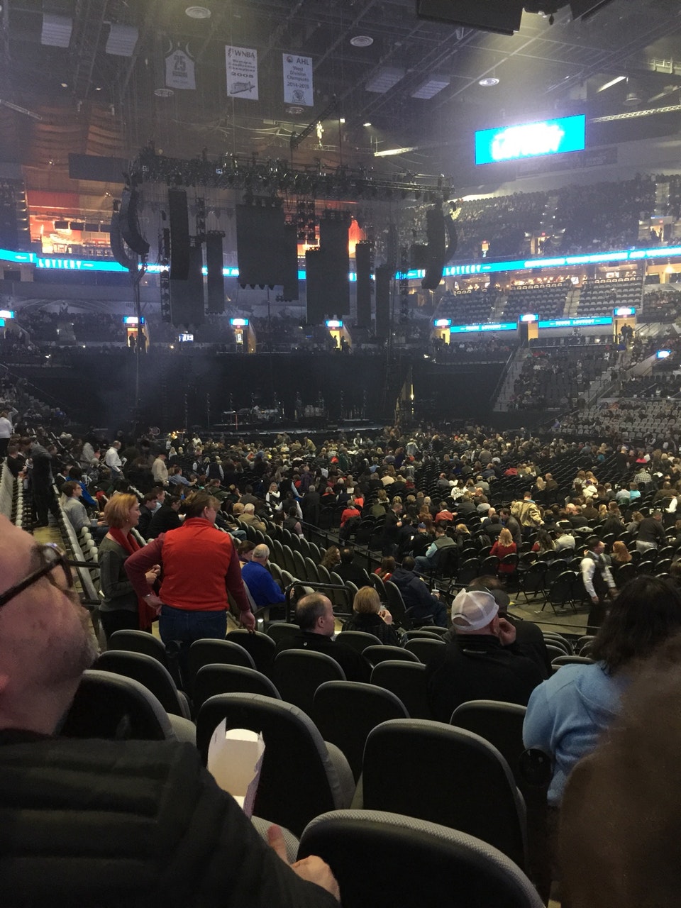 section 104, row 15 seat view  for concert - frost bank center
