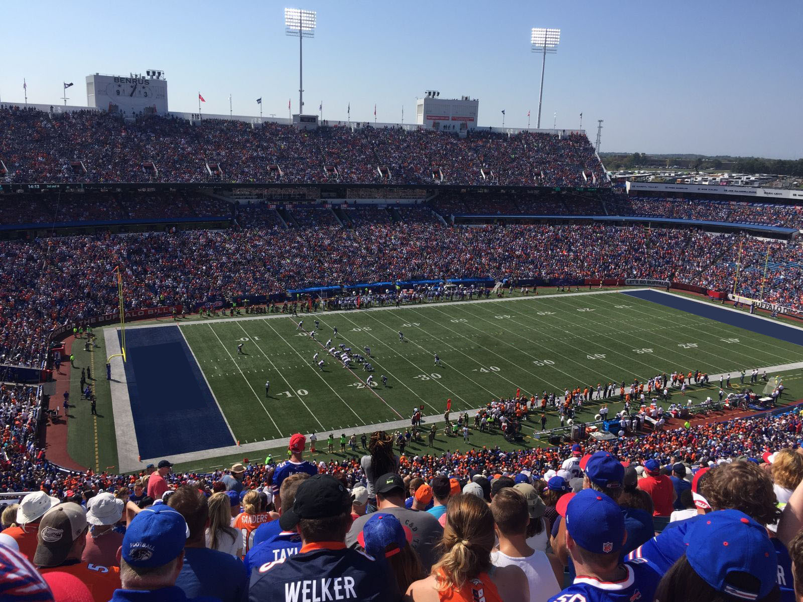 section 315, row 25 seat view  - highmark stadium