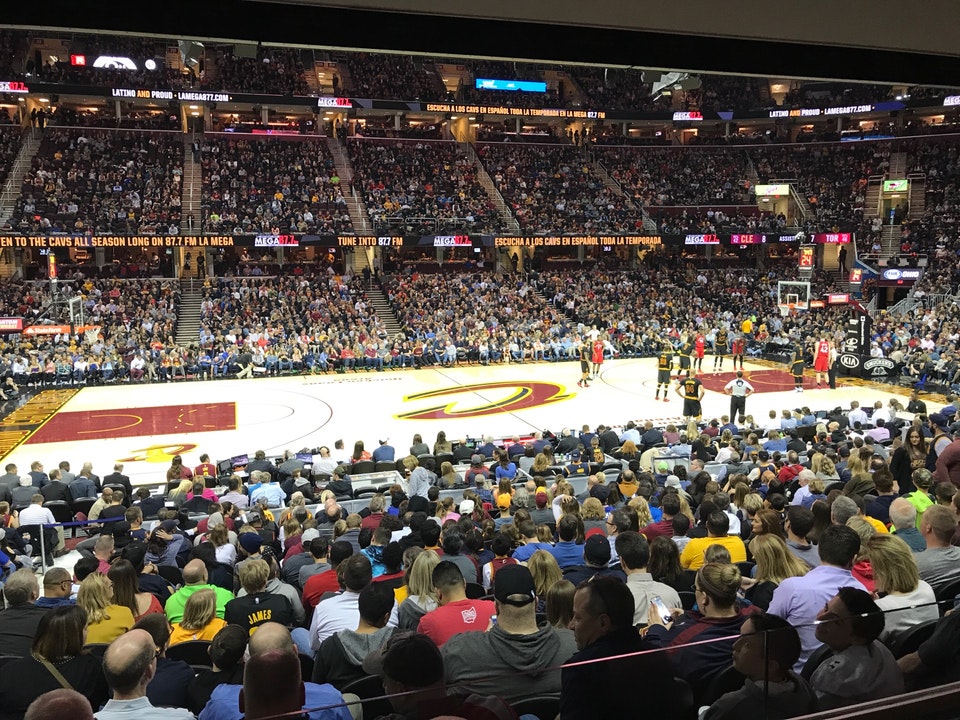 Cavs Seating Chart View