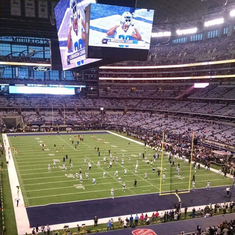 Dallas Cowboys Stadium Interactive Seating Chart