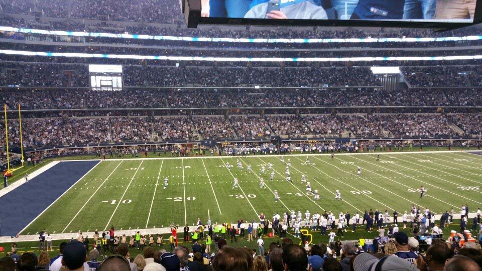 section c212 seat view  for football - at&t stadium (cowboys stadium)