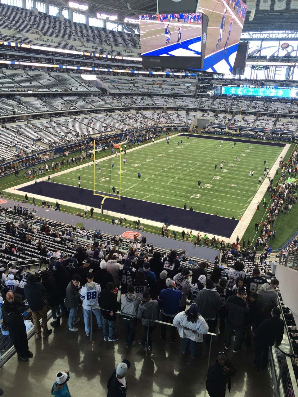 section 321 seat view  for football - at&t stadium (cowboys stadium)