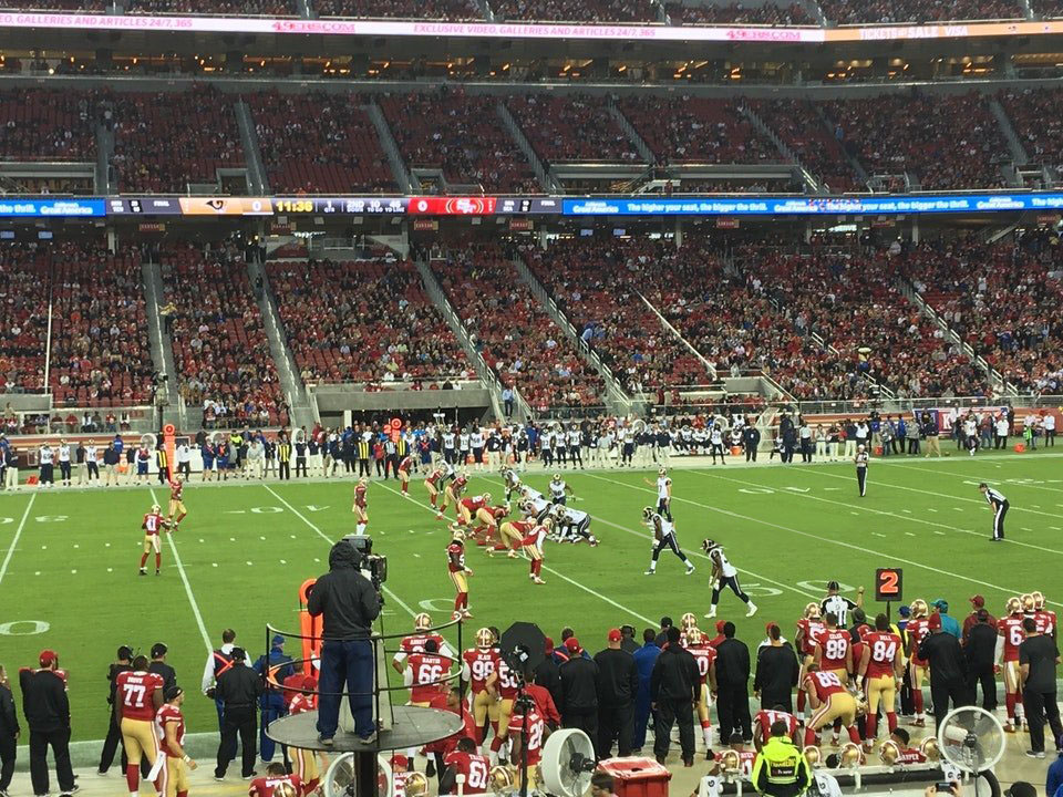 section c140, row 20 seat view  - levi