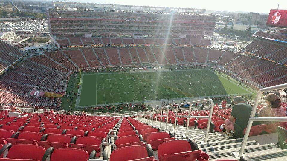 section 415, row 28 seat view  - levi