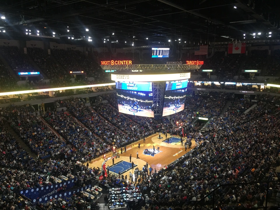 section 237 seat view  for basketball - target center
