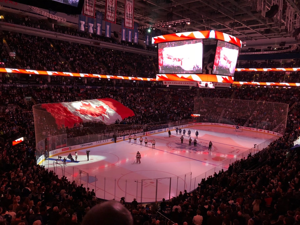 section 112 seat view  for hockey - scotiabank arena