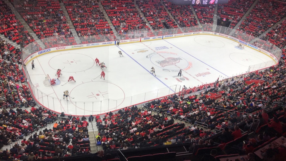 section 230 seat view  for hockey - little caesars arena